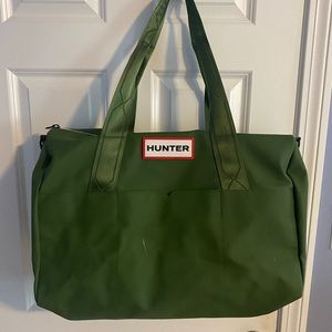 Hunter for Target green duffle/weekender